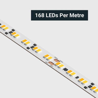 Tagra | Professional LED Strip Light | 168 LEDs p/m | 24V | IP20 | 14.4W/m | 1900K-3000K | 5M Reel - TP24-193K-StripLight-CLOSE.jpg