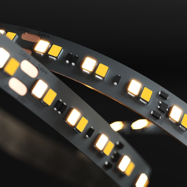 Tagra | Professional LED Strip Light | 168 LEDs p/m | 24V | IP20 | 14.4Wp/m | 1900K-3000K | 5M Reel - TP24-193K-StripLight-ON.jpg