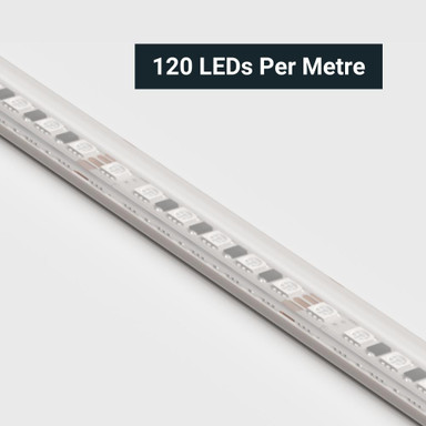 Tagra | Professional LED Strip Light | 120 LEDs p/m | 24V | IP67 | 11Wp/m | RGB | 5M Reel - TA24-RGB-120-IP-StripLight-CLOSE.jpg