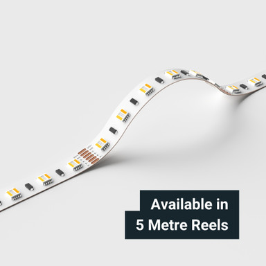 Tagra | Professional LED Strip Light | 60 LEDs p/m | 24V | IP20 | 20W/m | RGB+2300K-6500K | 5M Reel - TA24-RGB2365K-StripLight-BEND.jpg