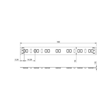 Tagra | Professional LED Strip Light | 140 LEDs p/m | 24V | IP65 | 19.2W/m | CCT | 5 & 50M Reel - TP24-276K-140__04666.jpg