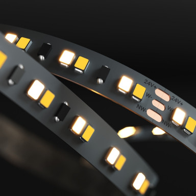 Tagra | Professional LED Strip Light | 140 LEDs p/m | 24V | IP65 | 19.2W/m | CCT | 5 & 50M Reel - TP24-276K-StripLight-ON.jpg