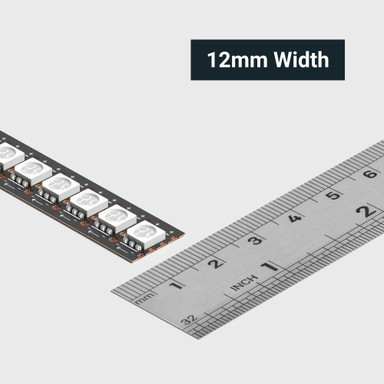Tagra | Pixel LED Strip Light | 144 LEDs p/m | 144 pixels p/m | 12V | IP20 | 20W/m | RGB | 1M Reel - TD12-RGB-144-StripLight-WIDTH.jpg