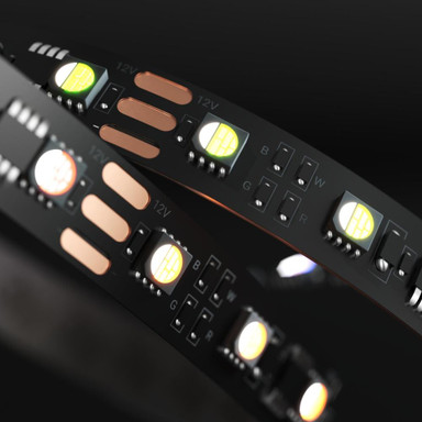 Tagra | Pixel LED Strip Light | 60 LEDs p/m | 20 pixels p/m | 12V | IP20 | 19.2Wp/m | RGB+3000K | 5M Reel - TD12-RGBW-60-StripLight-ON.jpg