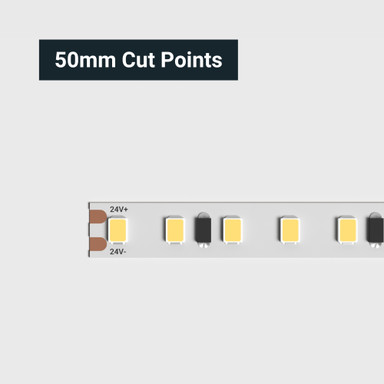Cut to Size by Tagra | Economy LED Strip Light | 120 LEDs p/m | 24V | IP20 | 9.6W/m | Custom - ES24-120-StripLight-CUT.jpg