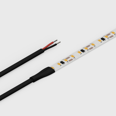 Cut to Size by Tagra | Economy LED Strip Light | E-120 | 120 LEDs/m | 12V | IP20 | 9.6W/m | Custom - CTO-ES12-120_STRIPWIRE.png