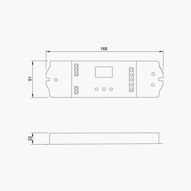 Tagra | DMX | 12-24V | LED Decoder | 4 Channel | 5A | RGB+W | IP20 - PX24500D__47892.png