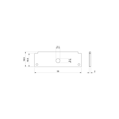 Tagra | PIL50 | LED Profile End Caps | Plastic | Silver | Pack of 4 - 9818-ENDCAP__70439.png