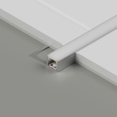 Tagra | TIS11 | Tile In | Standard | 10.5 x 11mm | LED Channel | Aluminium | Silver | 2 Metres - 3311-channeldiffusertape_tiled__35346__25787__89842.png