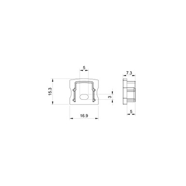 Tagra | SSD17 | LED Profile End Caps | Plastic | White | Pack of 4 - 171145-ENDCAP__70217.jpg