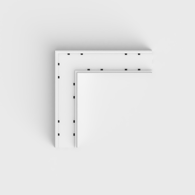 Tagra | SLXL35 | L Shaped | LED Profile Connector | Silver - 3535R3-LCONN-PROJECTION_2__91162.png