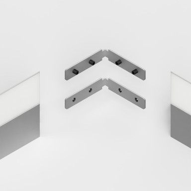 Tagra | SLXL35 | L Shaped Recessed | LED Profile Connector | Silver - 3535R3-LCONN-3__44856__89176.jpg
