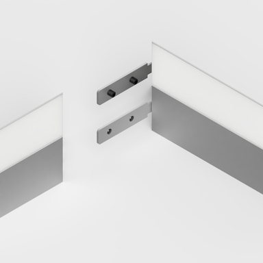Tagra | SLXL35 | L Shaped Recessed | LED Profile Connector | Silver - 3535R3-LCONN-2__61122__08662.png