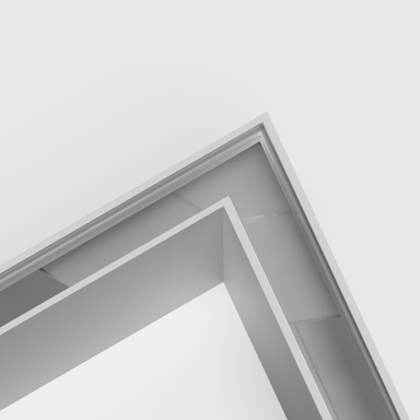 Tagra | SXL23 | 60 Degree Angled | LED Profile Connector | Silver - 2325-60DEG-SIL-2__13929__33945.png