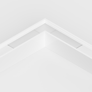 Tagra | SXL23 | 90 Degree Angled | LED Profile Connector | White - 2325-90DEG-WHT-2__49460__50933.png