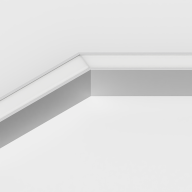 Tagra | SXL23 | 135 Degree Angled | LED Profile Connector | Silver - 2325-135DEG-SIL-FR__94111__52795.png