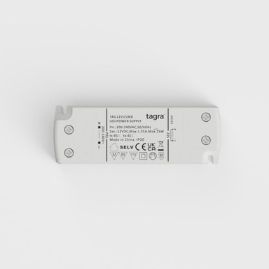 Tagra | 12V | 15W | Constant Voltage | Non-Dimmable LED Driver | IP20 - TAG12V15WB_LED Driver_2.jpg