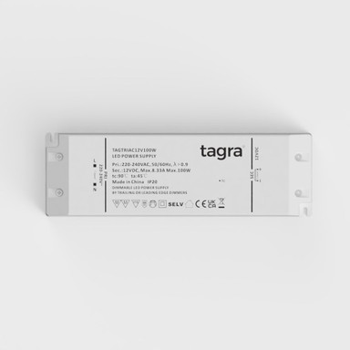 Tagra | 12V | 100W | Constant Voltage | TRIAC Dimmable LED Driver | IP20 - TAGTRIAC12V100W_LED_Driver_2__65275.jpg