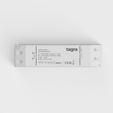 Tagra | 12V | 100W | Constant Voltage | Non-Dimmable LED Driver | IP20 - TAG12V100W-S_LED_Driver_2__43726.png