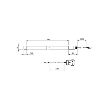 Ntube by Tagra | Plug & Play | LED Tube Luminaire | 350° | 25mm | 24V | IP20 | 1.2M - NTUBE_PP-1.2M.jpg