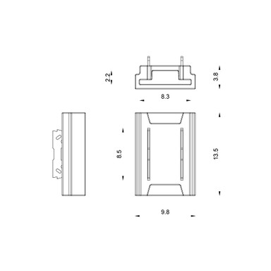 Tagra | LED Strip Solderless Connector | Single Colour | 8mm | Tape to Tape | IP20 | Pack of 10 - CONSOL8MMTTV2.jpg