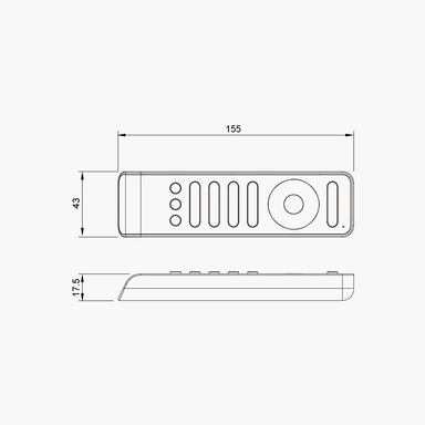 Tagra | RF 2.4GHz | LED Remote | 4 Zones | Single Colour - PSCONN-SINCOLRF__71307.png