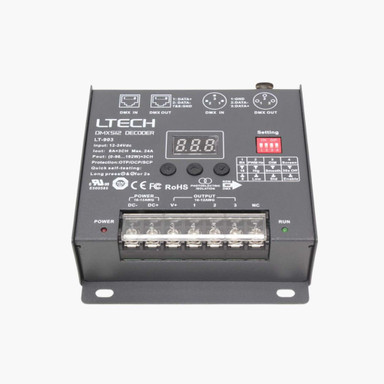 LTECH | DMX | 12-24V | LED Decoder | 3 Channel | 8A | RGB | IP20 - LT-903_Controller_2__03736.jpg
