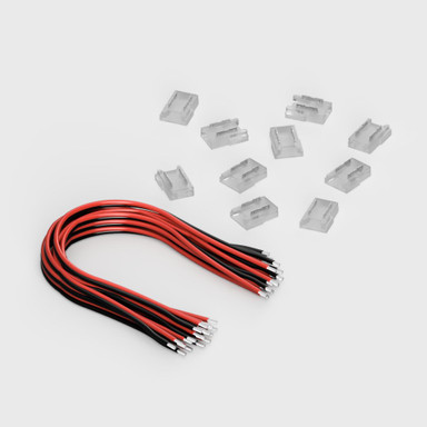Tagra | LED Strip Solderless Connector | Single Colour | 8mm | Tape to Wire | IP20 | Pack of 10 - CONSOL8MMTWV2_3.jpg
