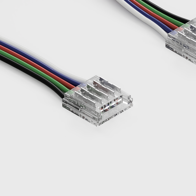 Tagra | LED Strip Solderless Connector | RGB+W | 12mm | Corner | IP20 | Pack of 2 - CONSOL-RGBW-12MM-CC__1__00785__40388__74663.png