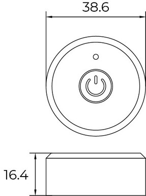 Syndeo by Tagra | Touch On/Off Dimmer & Receiver | Wireless LED Sensor | IP20 - TCH-BUT4x__79673__65477__64556.jpg