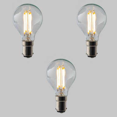 Tagra | G45 Golf | Dimmable LED Filament Lamp | B15 | 400lm | 2700K | Pack of 3 - TL-GOLF-4D-B15_ON_x_3__91484__81188__27955.jpg