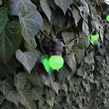 G45 Golf Ball Shape Shatterproof Festoon Lamp  Green  B22 - GOLF1-GREEN_2.jpg