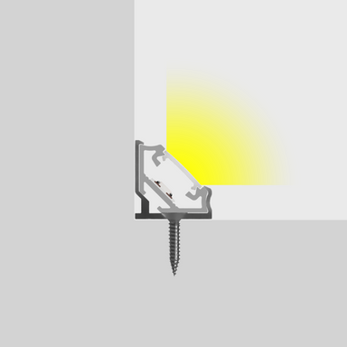 Tagra | SSC17 | Surface Mounted | Standard Corner | Flat | 16.6 x 16.6mm | LED Profile | 2 & 3 Metre - 113113-PROJECTION2__30843__87895.png