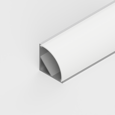 Tagra | SLC30 | Surface Mounted | Large Corner | Domed | 30 x 30mm | LED Profile | 2 & 3 Metre - 3030-FR-SIL__99056__94393.png