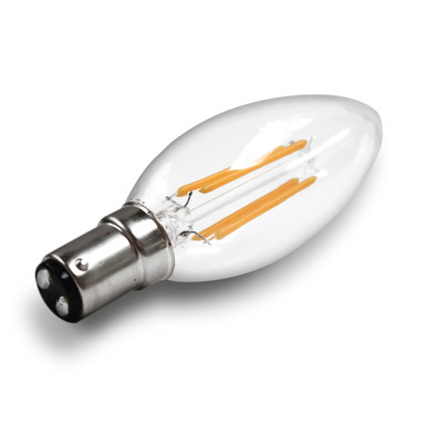 Candle C35 LED Filament Bulb - B15 - 400lm - 2700K Very Warm White - Dimmable - candle-b15-no-box_1__27266__28341__69880__81392.jpg