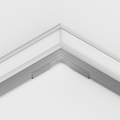 Tagra | RL23 | 90 Degree Angled | LED Profile Connector | Silver - 2320-90DEG-SIL-FR__43291__06215.png