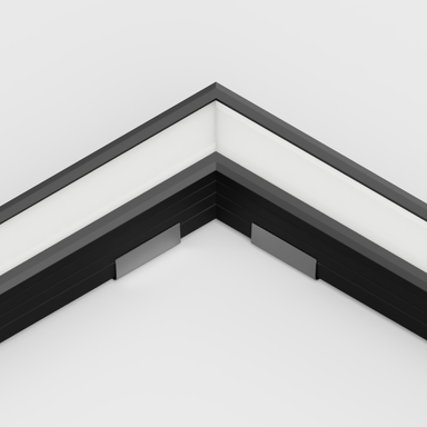 Tagra | RL23 | 90 Degree Angled | LED Profile Connector | Black - 2320-90DEG-BLK-FR__33576__97365.png