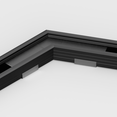 Tagra | RL23 | 120 Degree Angled | LED Profile Connector | Black - 2320-120DEG-BLK-2__71295__49471.png