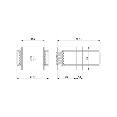 Tagra | RL23 | LED Profile Spring Mounting Brackets | Silver | Pack of 2 - MOUNT-2320-SPR__47252.png
