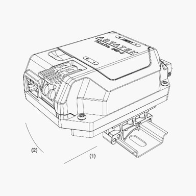 Din Rail Mount for Advatek PixLite R4D-S Long Distance LED Pixel Receiver - MNT0101_Mount_4__35776.jpg