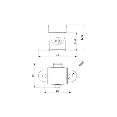 Pack of 4 Rotatable Mounting Clip for 178 - MOUNT-178-RMC__05173.png