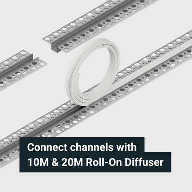 Tagra | PISM13 | 11.8 x 5.1mm | LED Profile Diffuser | Plastic | 2, 3, 10 & 20 Metre - ROLL-ON_DIF-PLSLIM_1.jpg