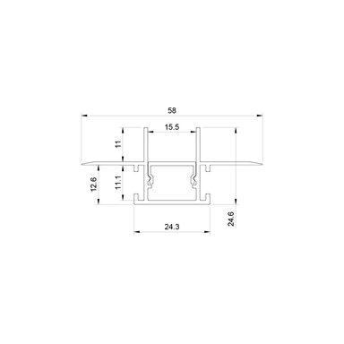 Tagra | PIAG16 | Plaster In | Anti Glare | 15.5 x 12.6mm | LED Profile | 2 & 3 Metre - 5825__11383.png