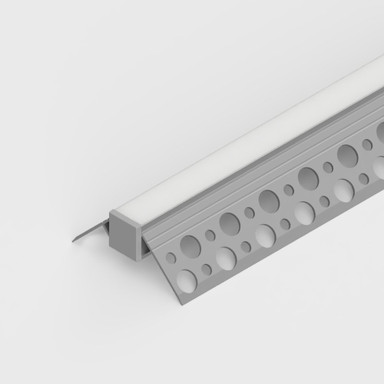 Tagra | PISOC13 | LED Profile End Caps | Plastic | Silver | Pack of 4 - 4822-ENDCAP-SIL-2__20179__57001.jpg