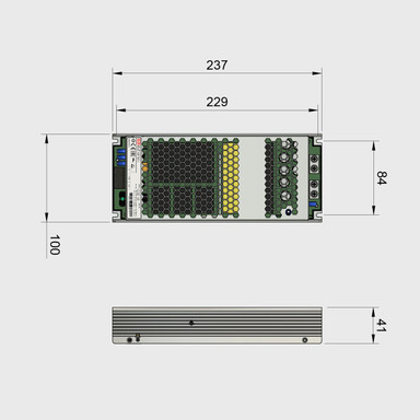 Mean Well | UHP | 24V | 750W | Constant Voltage | Non-Dimmable LED Driver | IP20 - UHP-750_Dims__56158.jpg