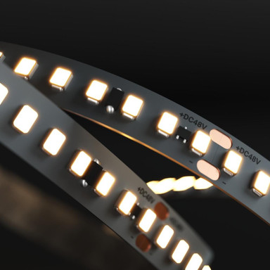 Tagra | Pro LED Strip Light | Long 48 | 160 LEDs p/m | 48V | IP20 | 9.3W/m | 30M Reel - LR48-30M-StripLight-ON.jpg