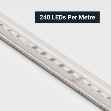 Tagra | Pro LED Strip Light | Long 48 | 160 LEDs p/m | 48V | IP67 | 19.2W/m | RGB+W | 15M Reel - LR48-RGBW-IP-StripLight-CLOSE.jpg