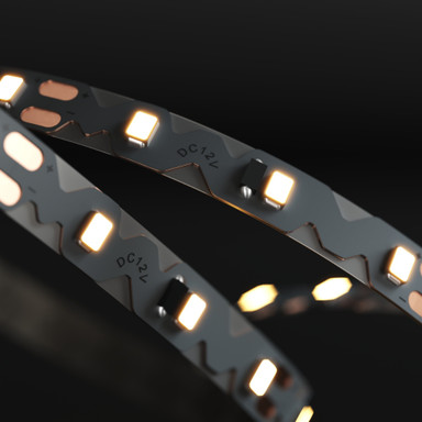 Tagra | Pro LED Strip Light | S Bend | 60 LEDs/m | 12V | IP20 | 12W/m | 5M Reel - SG12-SB-StripLight-ON.jpg