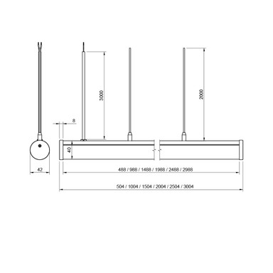 Tagra | LED Linear Luminaire | 300° | 40mm Circular | Suspendable | 24V | IP20 | 0.5-3M - 4040TL__24955.jpg