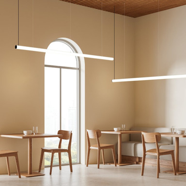 Tagra | LED Linear Luminaire | 300° | 60mm Circular | Suspendable | 24V | IP20 | 0.5-3M - 6060TL_Restaurant__53183.jpg